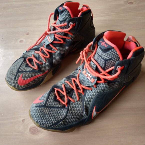 Nike LeBron XII 12 Court Vision Sneakers Men's Size 15 2015 - Picture 1 of 7